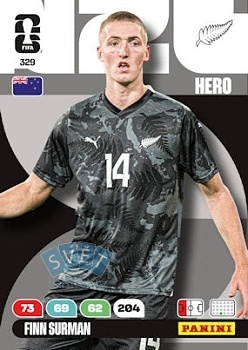 Finn Surman New Zealand Panini FIFA World Cup 2026 Adrenalyn XL #329